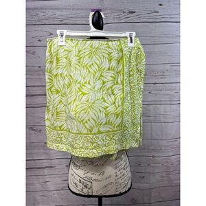 Coldwater Creek small green and‎ white skort